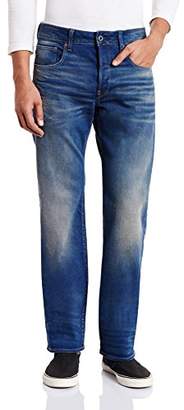 G Star G-Star Men's Revend Straight Jeans, Blue (Medium Aged), W35/L30