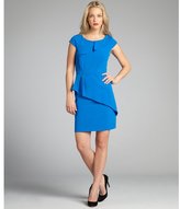 Thumbnail for your product : Hayden pacific blue half peplum day dress