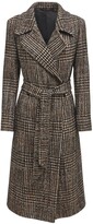 Thumbnail for your product : Tagliatore Molly Prince of Wales wool blend coat