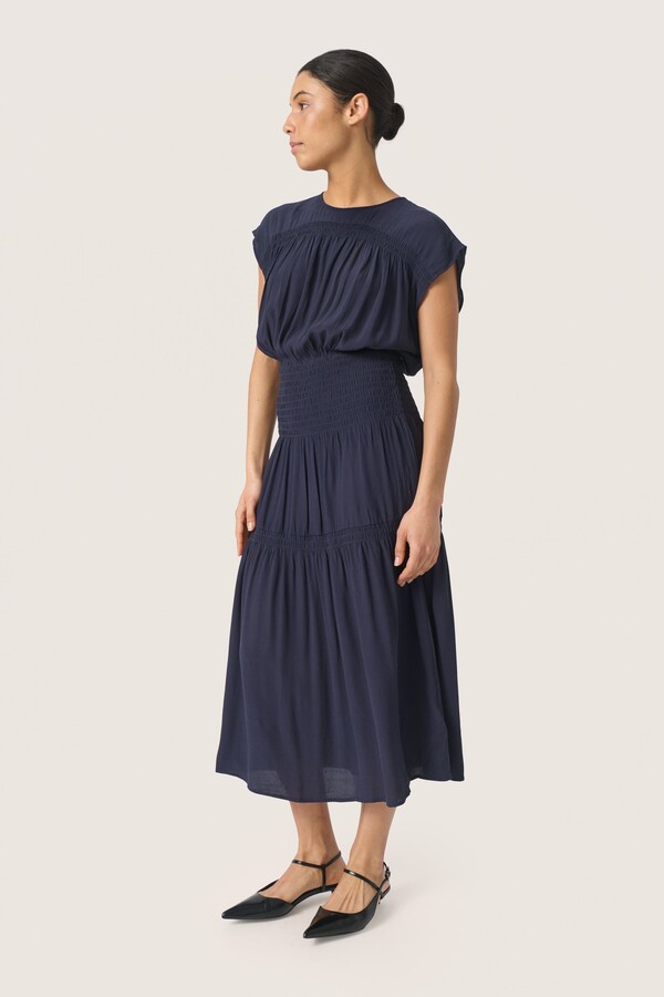 Soaked in Luxury SLLayna Short Sleeve Dress