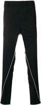 Thumbnail for your product : Ann Demeulemeester piped skinny tailored track pants