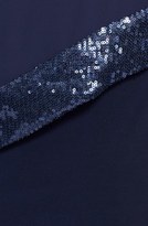 Thumbnail for your product : Xscape Evenings Sequin Trim Chiffon Overlay Dress