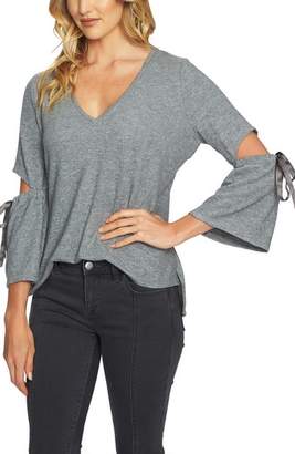 1 STATE Cozy Slit Sleeve Top