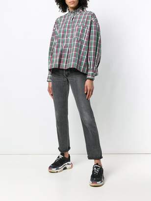 Etoile Isabel Marant checkered loose fitted shirt