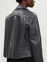 Thumbnail for your product : SHOREDITCH SKI CLUB Alba leather jacket