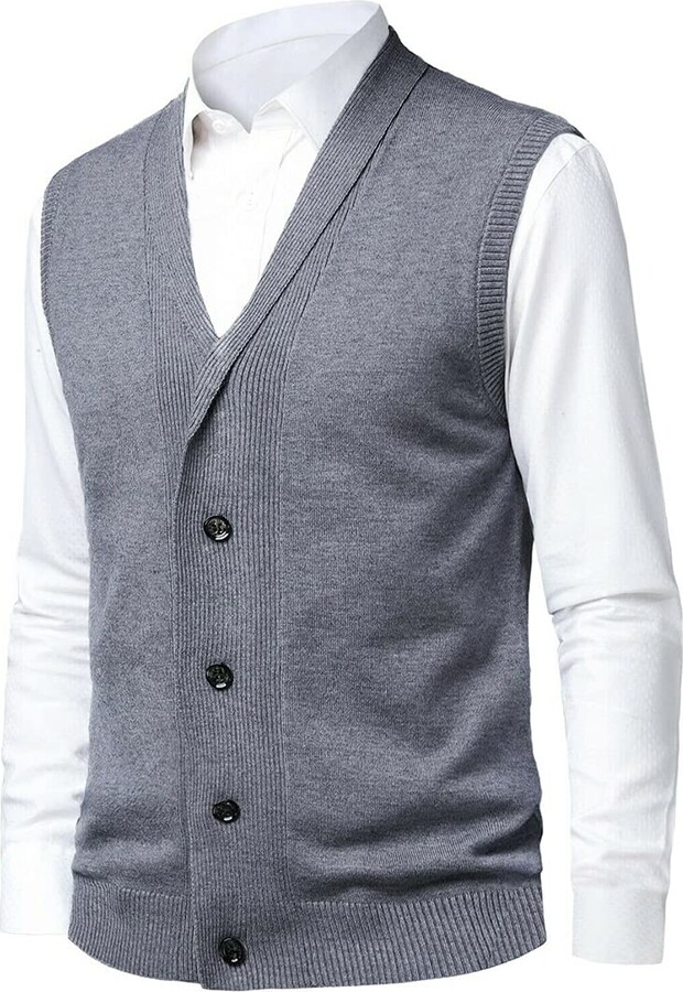 Yukirtiq Mens Sleeveless Sweater 