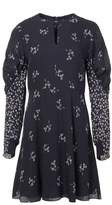 Thumbnail for your product : Tibi Lila Florence Floral Long Sleeve Ruched Dress