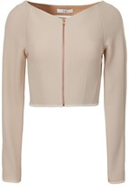 Thumbnail for your product : Tibi Corset Knit Cropped Zip Up Top