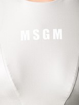 Thumbnail for your product : MSGM Logo-Print Sports Bra