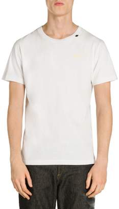 Off-White Off White Slim Fit Acrylic Arrow Graphic T-Shirt