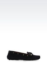 Thumbnail for your product : Giorgio Armani Driving Shoe In Micro Perforated Effect Suede