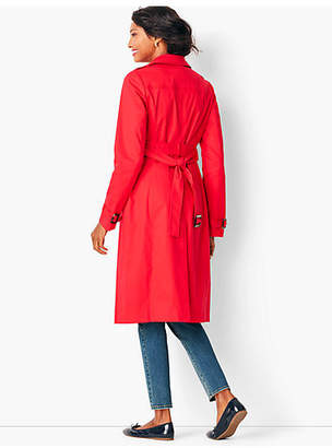 Talbots Refined Cotton Trench Coat