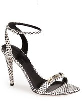 Thumbnail for your product : Proenza Schouler Ankle Strap Snakeskin Sandal (Women)