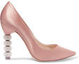 sophia webster coco crystalembellished satin pumps