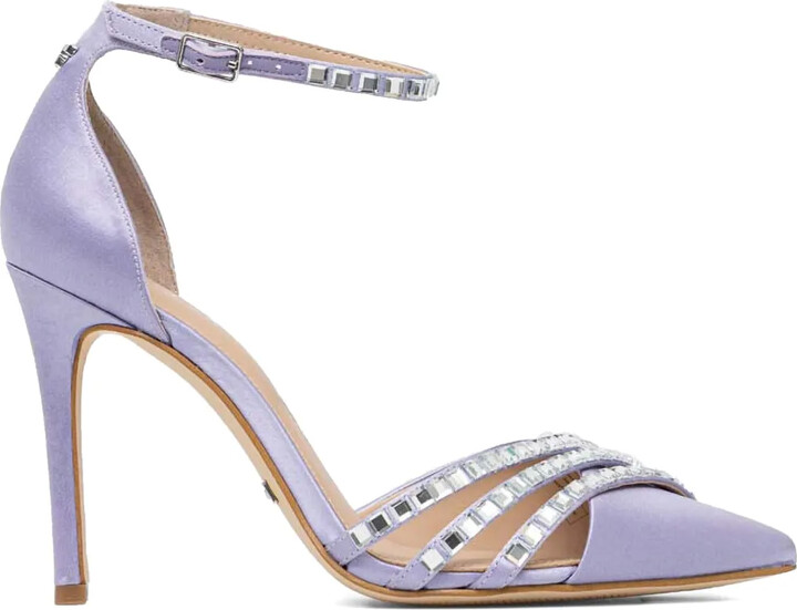GUESS USA 105mm Beaded Pointed-Toe Pumps