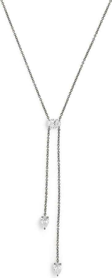 Eva Fehren Blackened White Gold and Diamond Boa Necklace