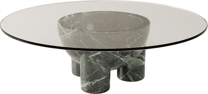 Isabella Burgio Verde Alpi Marble U Line 'taaable' By Burgio