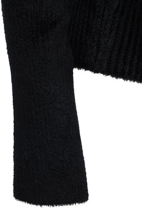 MONCLER GENIUS Chenille Knit Sweater W/cut Out