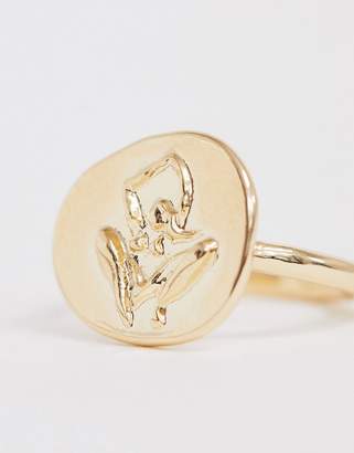 Weekday lady ring in gold
