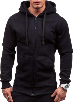 Black Oversized Hood Hoodie Men | Shop the world's largest collection of  fashion | ShopStyle UK