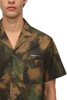 Thumbnail for your product : Off-White Paintbrush Printed Camo Cotton Shirt