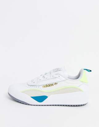 adidas Liberty Cup trainers in white and yellow