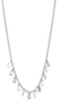 Thumbnail for your product : Meira T Diamond & 14K White Gold Baguette Necklace