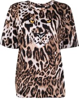 Thumbnail for your product : Boutique Moschino leopard-print T-shirt