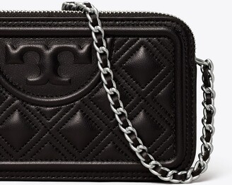 NEW Tory Burch Black Fleming Double Zip Mini Bag $398
