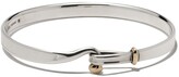 Thumbnail for your product : Georg Jensen sterling silver and 18kt yellow gold Torun bangle