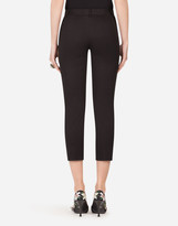 Thumbnail for your product : Dolce & Gabbana Low-rise cotton fabric pants