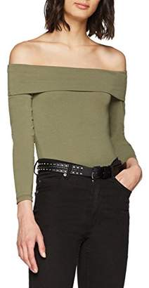 Miss Selfridge Women's Bardot Long Sleeve Top,(Manufacturer Size:)