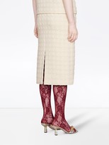 Thumbnail for your product : Gucci Houndstooth tweed skirt