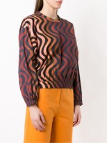 Thumbnail for your product : Andrea Marques Printed Wide Sleeves Blouse