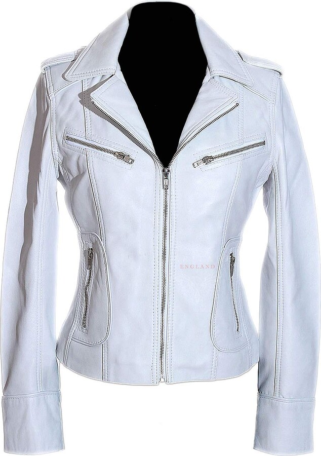 smart white jacket