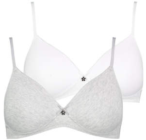 George Lightly Padded Non Wired T-Shirt First Bra 2 Pack
