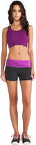 Thumbnail for your product : So Low SOLOW Contrast Mesh Booty Short