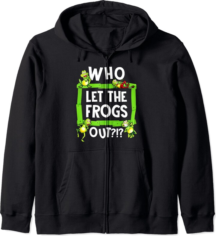 Funny Gifts For Frog Amphibian Lovers by DMTRY Who Lets The Frogs Out ...