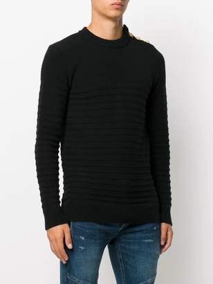 Balmain striped wool sweater