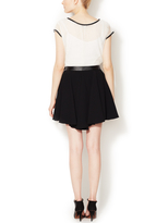 Thumbnail for your product : Robert Rodriguez Pleated Crepe Skirt