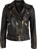 Thumbnail for your product : AllSaints Leather Balfern Biker Jacket