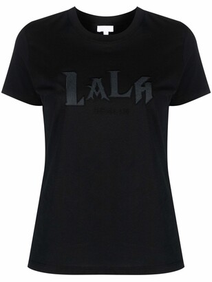 Lala Berlin logo-print cotton T-shirt