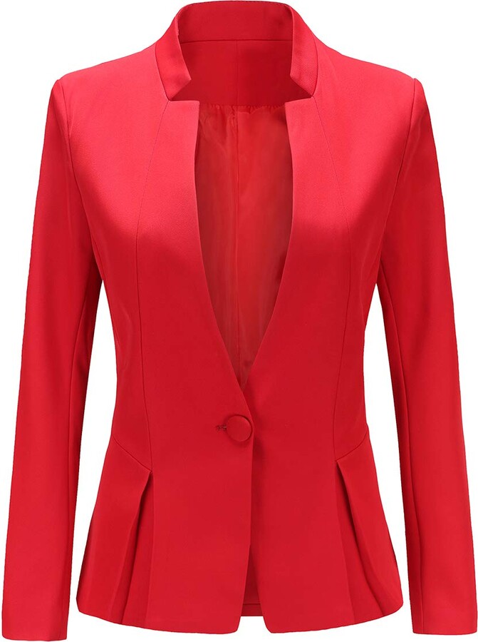 red blazer jackets