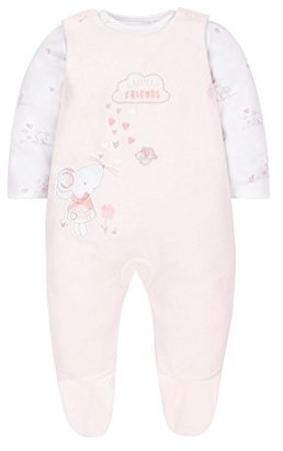 Mothercare Girl's My First Set Dungarees,Tiny baby (Manufacturer Size:2.29)