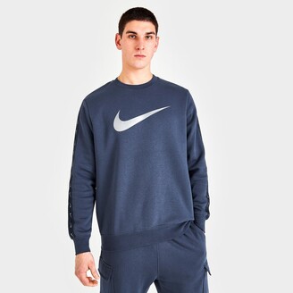 Nike Men's Sportswear Repeat Tape Fleece Crewneck Sweatshirt - ShopStyle
