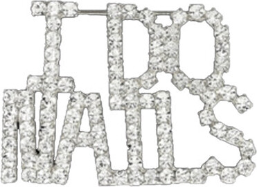 Passerine Forever Swarovski Crystal I Do Nails Pin