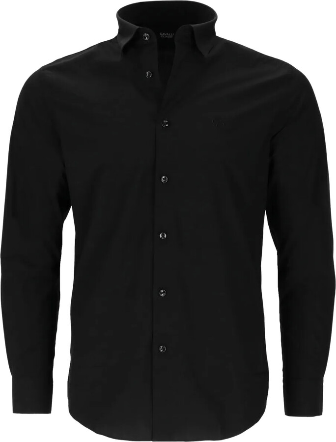 Class Roberto Cavalli Long-Sleeve Button-Fastening Shirt