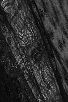 Thumbnail for your product : Maje Open-back Embroidered Lace Midi Dress - Black