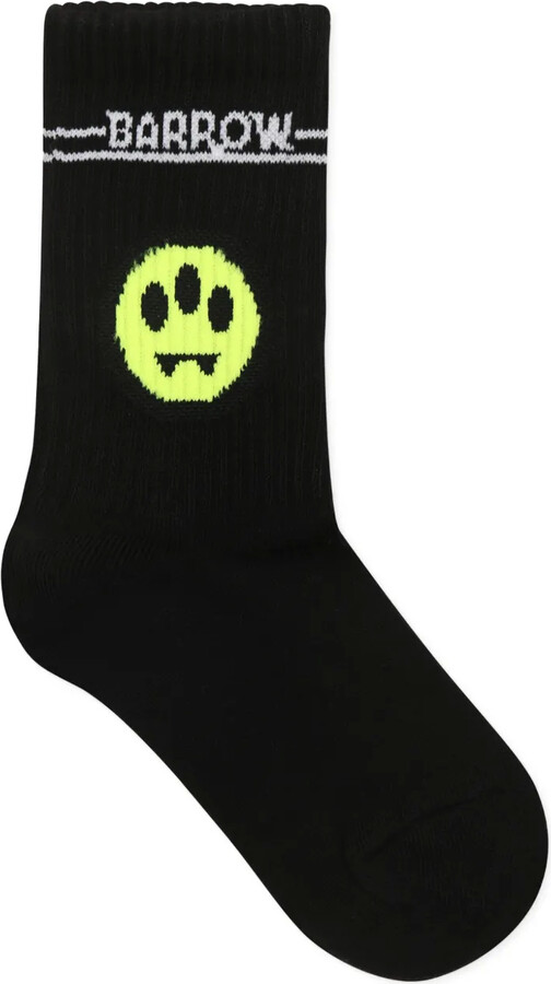 Barrow kids Intarsia Knit-Logo Socks