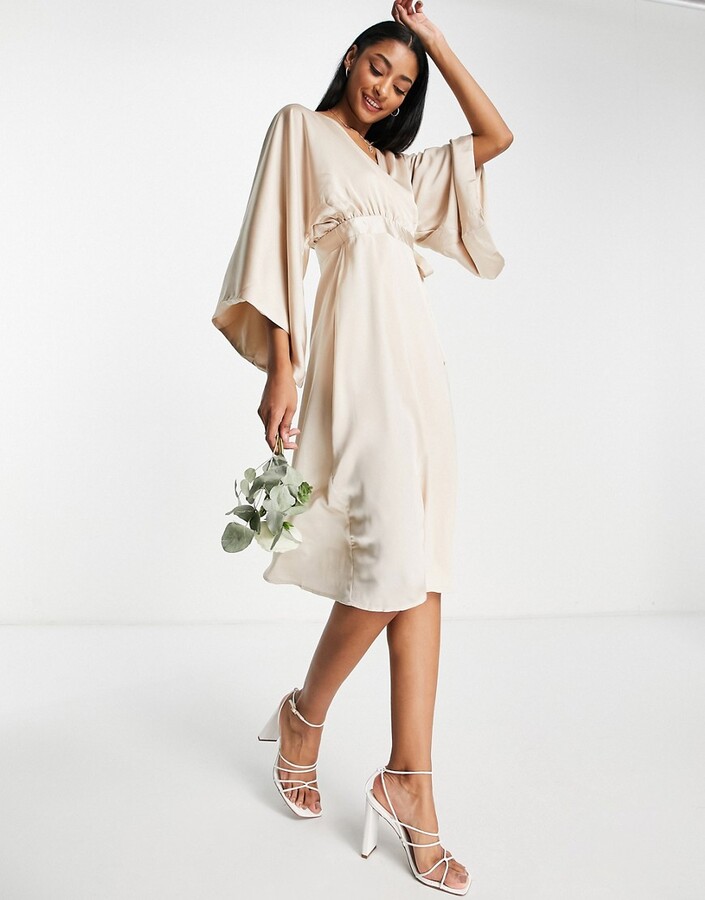 Kimono Sleeve Wedding Dresses | ShopStyle